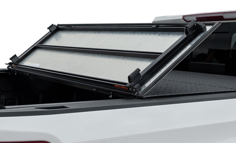Access LOMAX Professional Series Tri-Fold Cover 07-19 Toyota Tundra 5ft 6in Bed (w/Deck Rail) B0050059