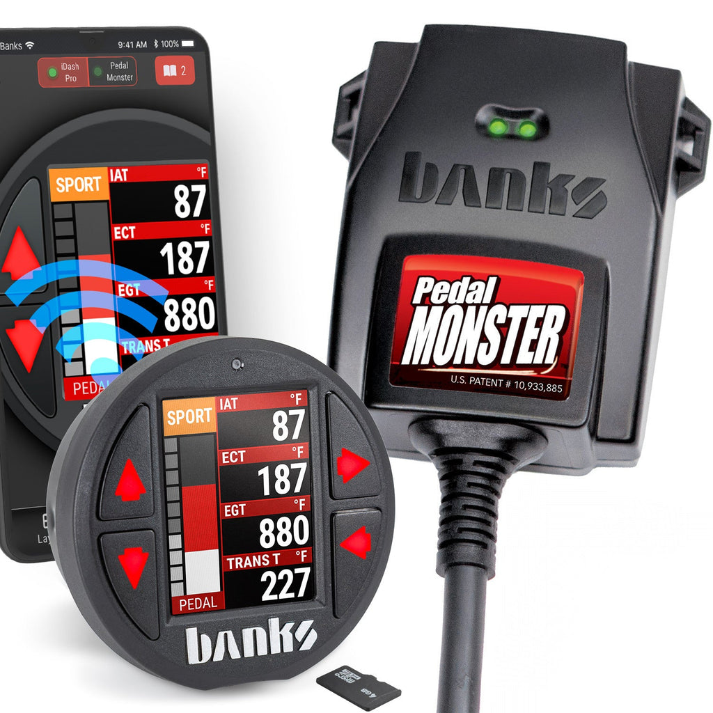 Banks Power Pedal Monster Kit Molex MX64 6-Way CONFIG 2 PM-03 w/iDash Data Pro 06-07 Chevy 64318-P