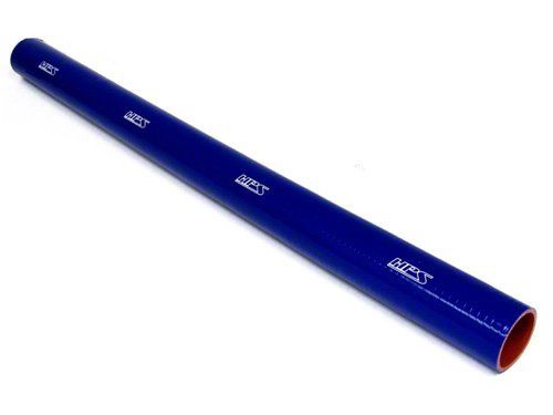 HPS 1/2" ID, 3 Feet Length, Silicone Straight Coupler Coolant Tube Hose, High Temp 4-ply Reinforced, Blue, 13mm ID