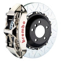 Brembo 05-09 F430 Challenge Rear GTR BBK 6 Piston Billet 380x32 2pc Rotor Slotted Type3- Nickel 2M3.9003AR