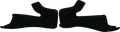 Answer AR1 Cheek Pads Black Youth - Medium 446130