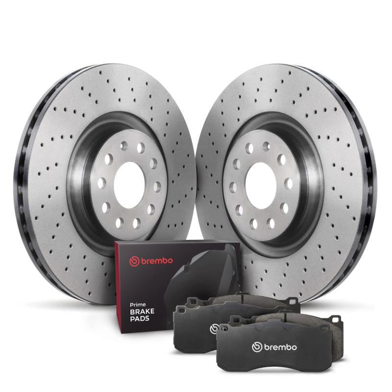 Brembo OE 15-20 Audi A3 Quattro/19-23 Q3/15-20 S3/16-23 TTS Quattro/19-23 Arteon Rear Disc Brake Kit KTX4079