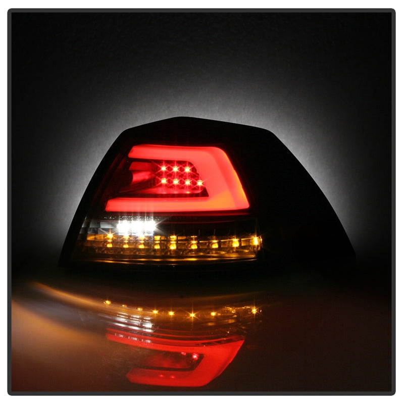 Spyder 08-09 Pontiac G8 Version 2 Light Bar LED Tail Lights - Black - ALT-YD-PG808V2-LB-BK 5086068