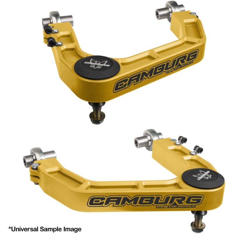Camburg 04-20 Ford F-150 2WD/4WD KINETIK V2 Performance Billet Uniball Upper Arms - Gold CAM-110230-GLD