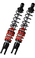 Bitubo Suspension Bitubo YGB0 Twinshocks Rear Adjustable: Spring Preload, Red And Black Springs SC141YGB01