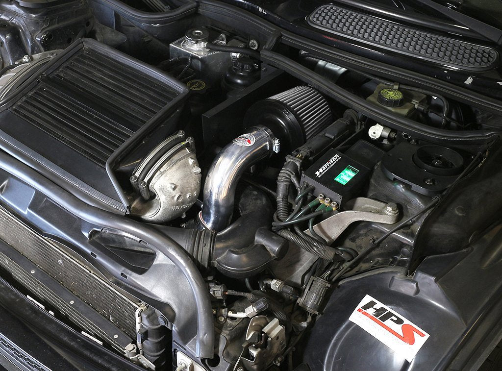 HPS Shortram Air Intake Kit 2006 Mini Cooper S 1.6L Supercharged with Manual Trans., Includes Heat Shield, Black
