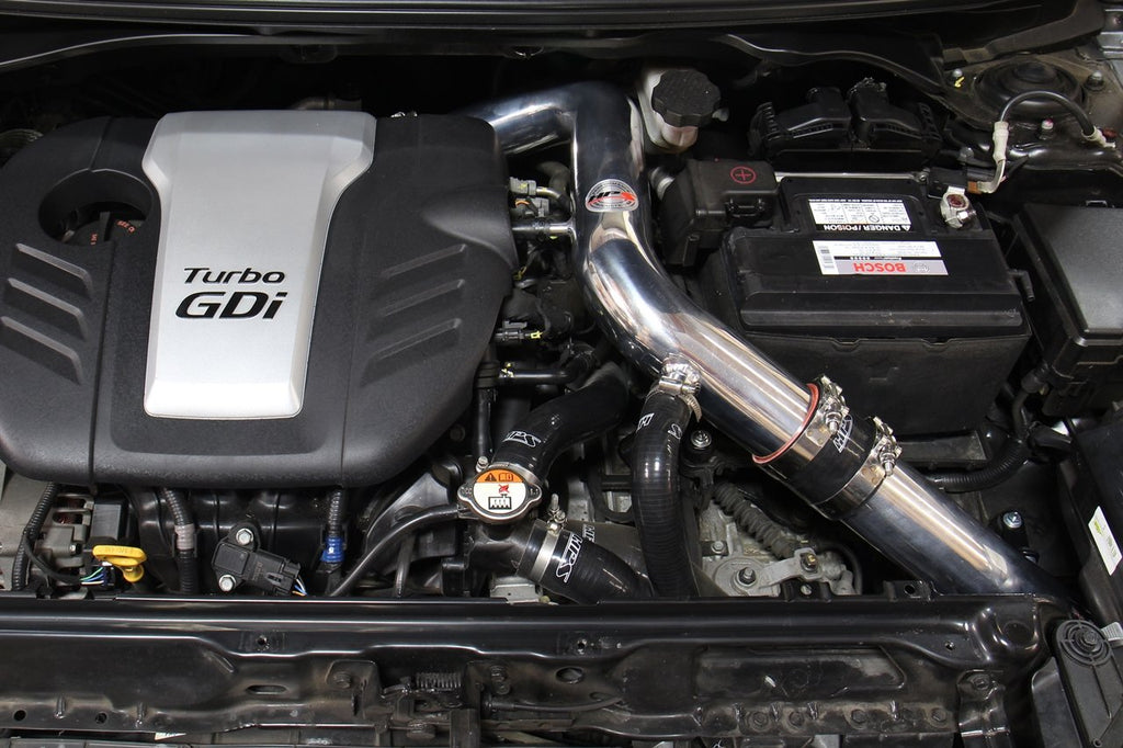 HPS Cold Air Intake Kit 2013-2017 Hyundai Veloster 1.6L Turbo, Converts to Shortram, Blue