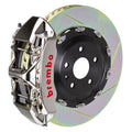 Brembo 15-23 Mustang Front GTR BBK 6 Piston Billet 380x34 2pc Rotor Slotted Type1 - Nickel 1N2.9047AR