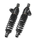 Bitubo Suspension Bitubo WME2 Twinshocks Adjustable: Hydraulic Spring Preload, Rebound, Length 326mm, Dark Edition HD054WME22V2