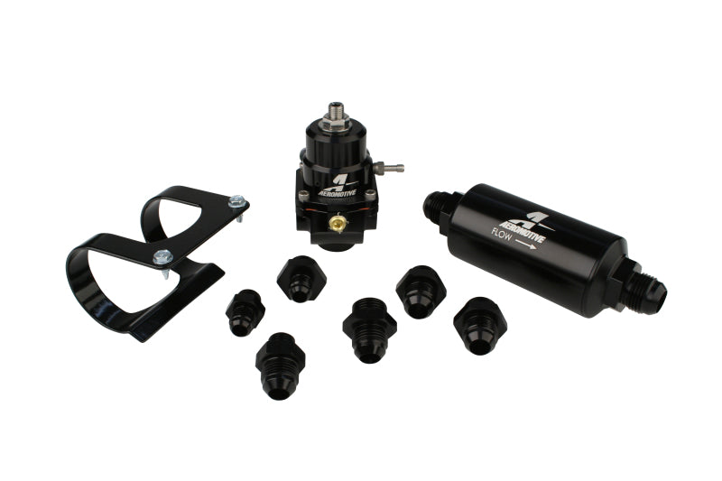 Aeromotive Bypass Carb Regulator System, Fuel, Stealth, Filter, Filter Bracket