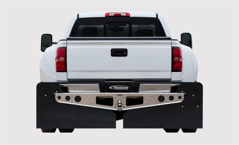 Access Rockstar 3XL 2019+ Ram 1500 Diamond Plate Finish Hitch Mounted Mud Flaps A10400423
