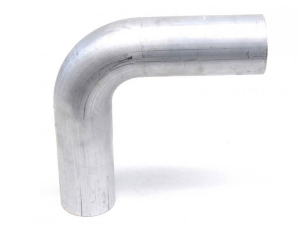 HPS Performance Products HPS 4-1/2" OD 90 Degree Bend 6061 Aluminum Elbow Pipe Tubing 12 gauge w/ 6" CLR