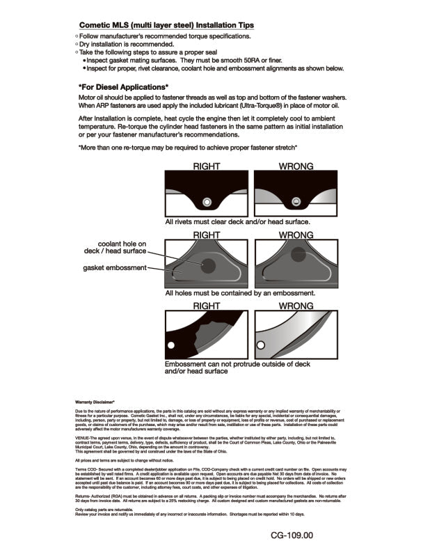 Cometic Gasket Cometic Ford 4.6/5.4L Modular V8 .086in MLS Cylinder Head Gasket - 92mm Bore - LHS C5118-086