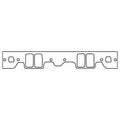 Cometic Gasket Cometic Chevy Gen1 Small Block V8 .094in Fiber Intake Mani Gskt Set C5414-094