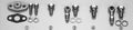 HKS PT 1/8 Triangle (2pcs) 14999-AK029
