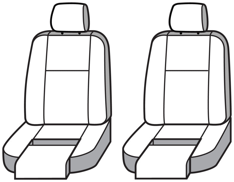 Covercraft 22-23 Jeep Grand Wagoneer Carhartt SeatSaver Custom Front Row Seat Covers - Brown SSC3505CABN