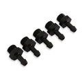 AEM Adjustable Fuel Pressure Regulator Barb Fitting -6 (9/16in-18) to 7mm - 5 Pack 25-393