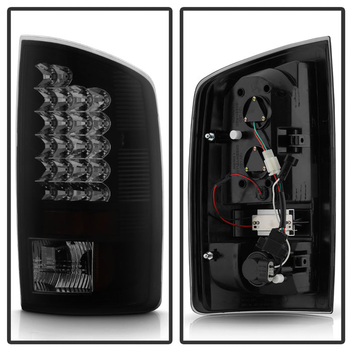 Spyder Dodge Ram 07-08 1500/Ram 07-09 2500/3500 LED Tail Lights Black Smoke ALT-YD-DRAM06-LED-BSM 5078117