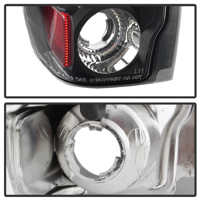 Spyder Ford F150 87-96/Ford Bronco 88-96 Euro Style Tail Lights Black ALT-YD-FF15089-BK 5003300