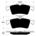 Porterfield Brake Pads for 2015 FORD ESCAPE 2.0L