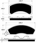 Porterfield Brake Pads for 1982 MERCURY COUGAR Wagon