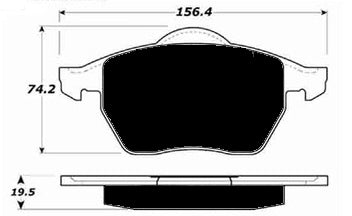 Porterfield Brake Pads for 1998 AUDI A6 - w/AFC Eng.