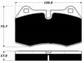 Porterfield Brake Pads for 1998 NISSAN SKYLINE GTR R34 2.6 Twin Turbo
