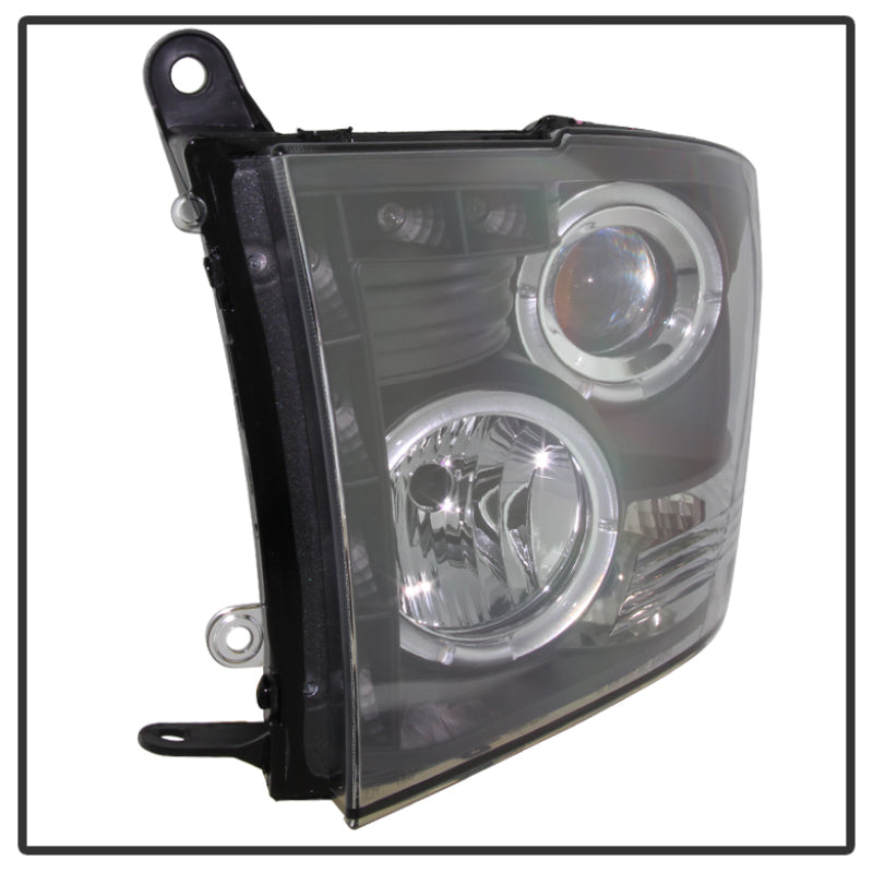 Spyder Dodge Ram 1500 09-14 10-14 Projector Headlights Halogen- LED Halo LED - Blk PRO-YD-DR09-HL-BK 5010032