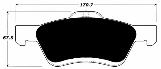 Porterfield Brake Pads for 2007 FORD ESCAPE Hybrid