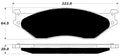 Porterfield Brake Pads for 2008 FORD F450 Super Duty