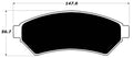 Porterfield Brake Pads for 2005 CHEVROLET UPLANDER