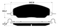 Porterfield Brake Pads for 2010 FORD MUSTANG V6