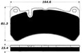 Porterfield Brake Pads for 2012 MASERATI QUATTROPORTE