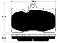 Porterfield Brake Pads for 2015 LEXUS IS 350