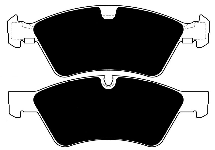 Porterfield Brake Pads for 2007 MERCEDES-BENZ ML500 Sport 350mm Front Discs