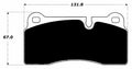 Porterfield Brake Pads for 2005 LAMBORGHINI MURCIELAGO