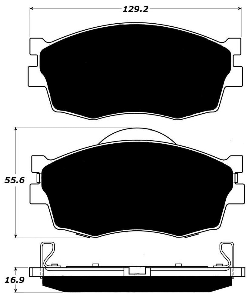 Porterfield Brake Pads for 2006 KIA RIO