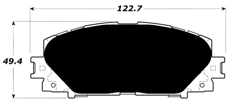 Porterfield Brake Pads for 2017 LEXUS CT200H