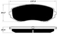Porterfield Brake Pads for 2012 SUZUKI GRAND VITARA
