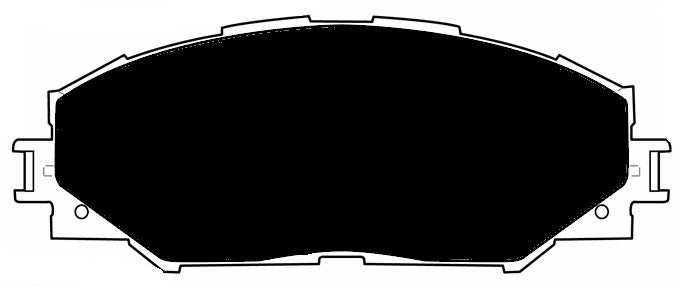 Porterfield Brake Pads for 2010 TOYOTA RAV4 w/o 3rd Row Seat