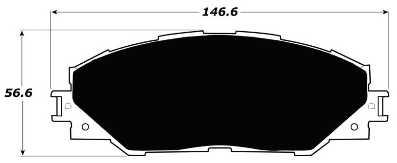 Porterfield Brake Pads for 2011 TOYOTA MATRIX XRS
