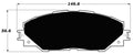 Porterfield Brake Pads for 2014 TOYOTA MATRIX FWD