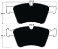 Porterfield Brake Pads for 2009 MERCEDES-BENZ GL450 w/373mm Front Rotor