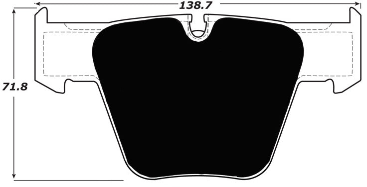 Porterfield Brake Pads for 2013 MERCEDES-BENZ S65 AMG - w/Iron Discs