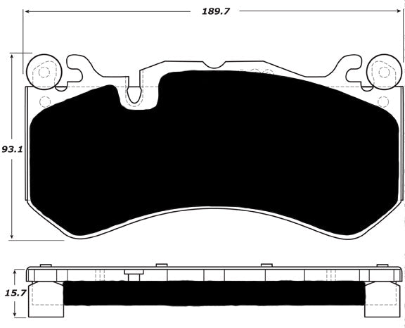 Porterfield Brake Pads for 2017 MERCEDES-BENZ SL63 AMG