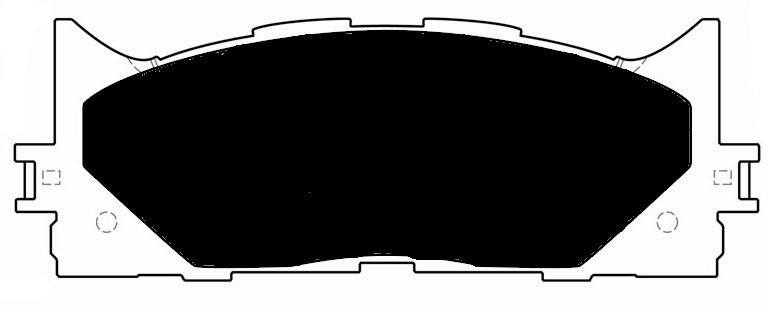 Porterfield Brake Pads for 2013 LEXUS ES 350