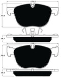 Porterfield Brake Pads for 2008 BMW X5 3.0si