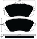 Porterfield Brake Pads for 2016 HYUNDAI Tuscon Fuel Cell