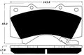 Porterfield Brake Pads for 2009 TOYOTA TUNDRA
