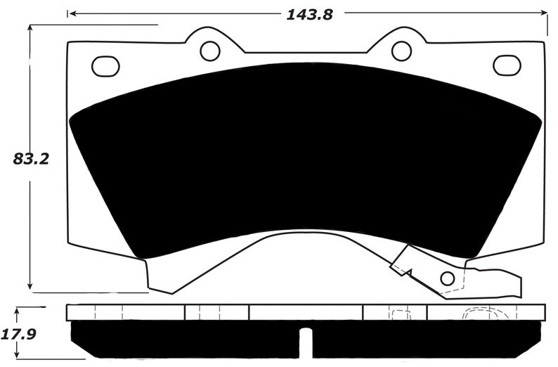Porterfield Brake Pads for 2016 TOYOTA SEQUOIA